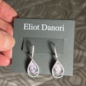 Eliot Danori Silver Teardrop Earrings